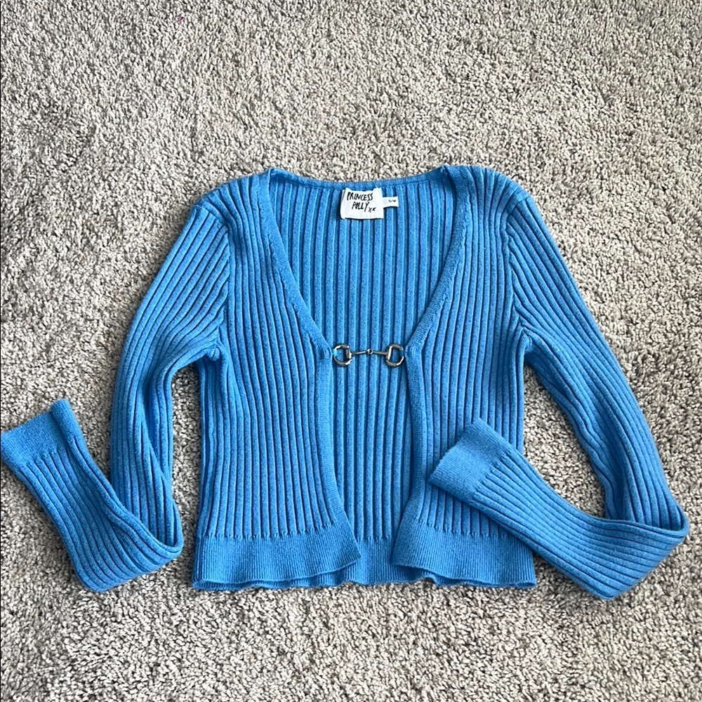 Princess Polly Horsebit Sweater Cardigan